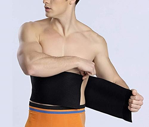 Men's Waist Trainer Cincher Sweat Sauna Slimming Body Shaper Hot Polymer Belt
