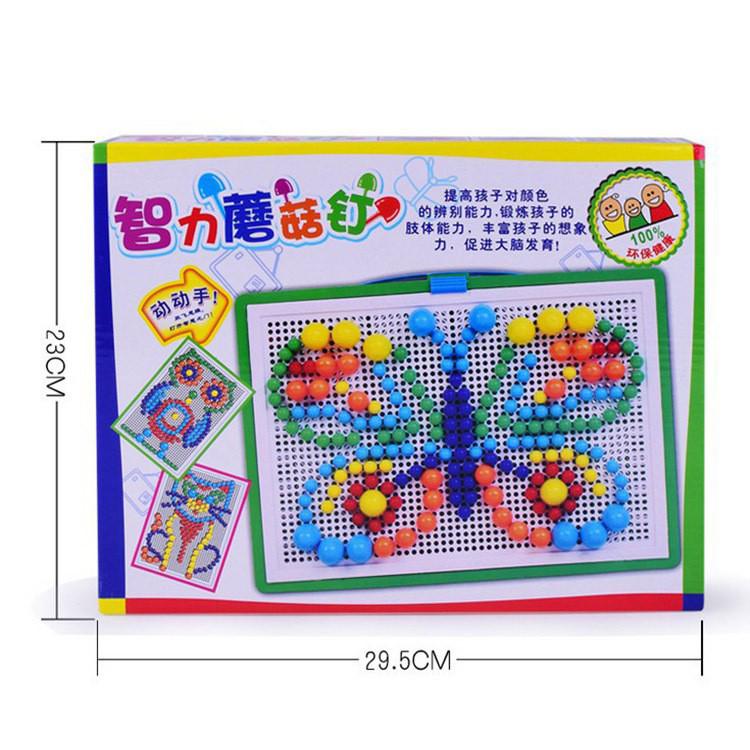 Mosaic plug-in game for children, mosaic plug-in toy, learning toy, children's toy, creative toy, boys and girls from 2 years, building blocks learning toy for gift for school enrolment for children