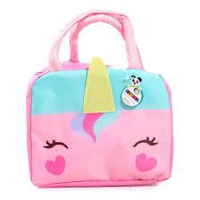 Cartoon Bear Design Lunch Bag, Cute Polyester Insulated Lunch Bag For Office Work School Picnic
