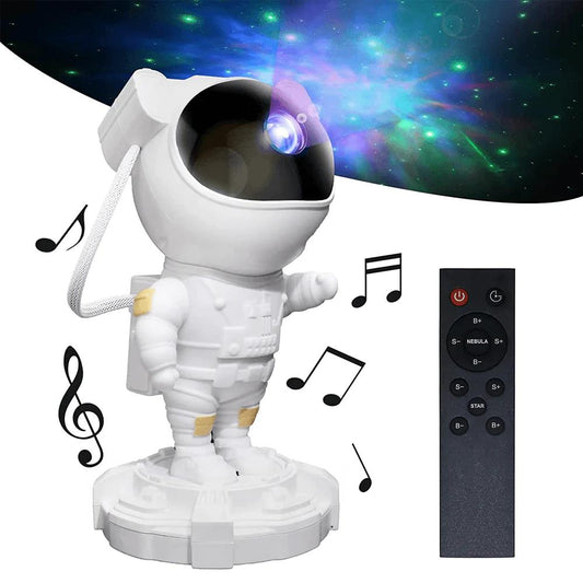Astronaut Night Light, Speaker, Lighting Modes Astronaut Projector with Music, Spaceman Galaxy Projector