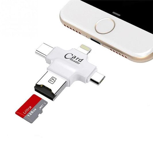 4 in One Mobile Micro SD Card Reader,