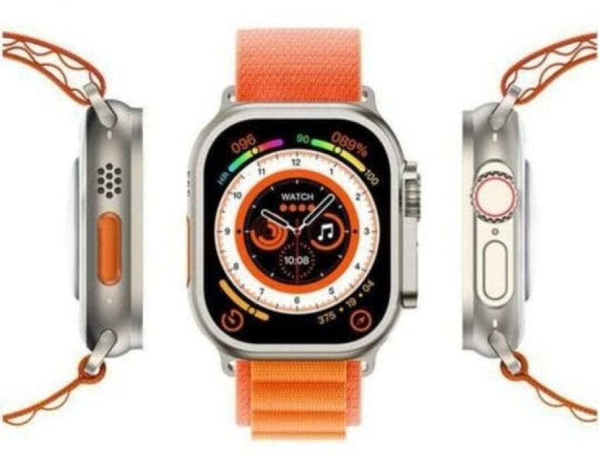 KXD GS8 Ultra Max Watch 49 MM Bluetooth 5.0 Memory 32 Mb with 3 bands