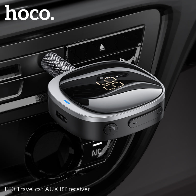 Hoco E80 Car AUX Bluetooth Receiver