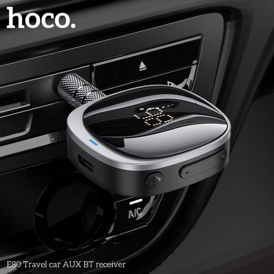 Hoco E80 Car AUX Bluetooth Receiver