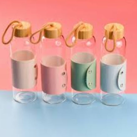 500ML Heat-Resistant Borosilicate Glass Bottle With Rope Handle OM25-769