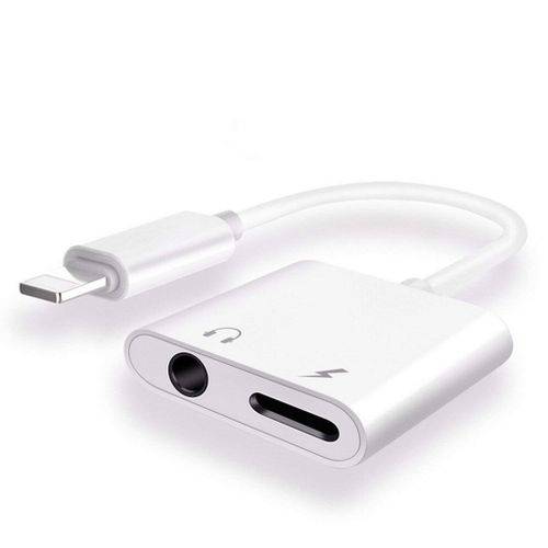 Moxom MX-AX15 2A Lightning to 3.5mm+Charge Adapter Bridge Audio + Charging Cable