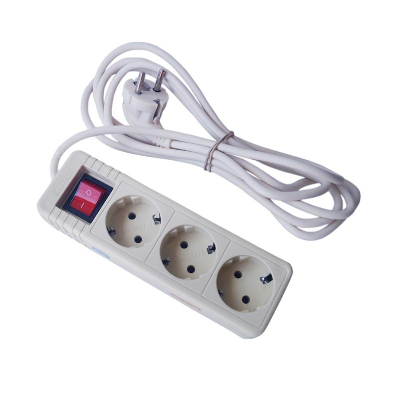 Power strip, 3-way, white - Powersplit