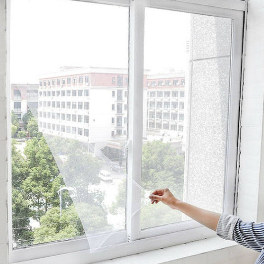 MAGNETIC WINDOW MOSQUITO Net-Screens Lifekrafts Polyester 180×150 cm شبك منخل مغنطيس