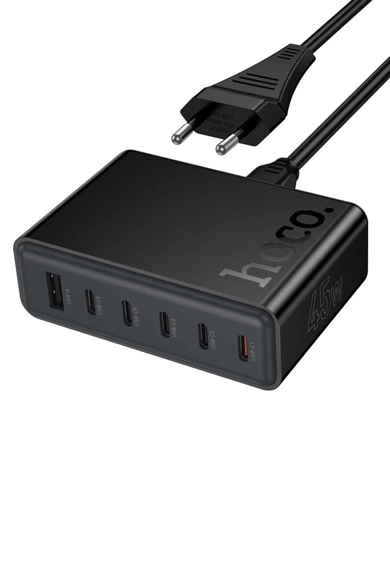 Hoco Charging station “C151A Modern” 7-IN-1 CHARGER WITH CABLE 50W