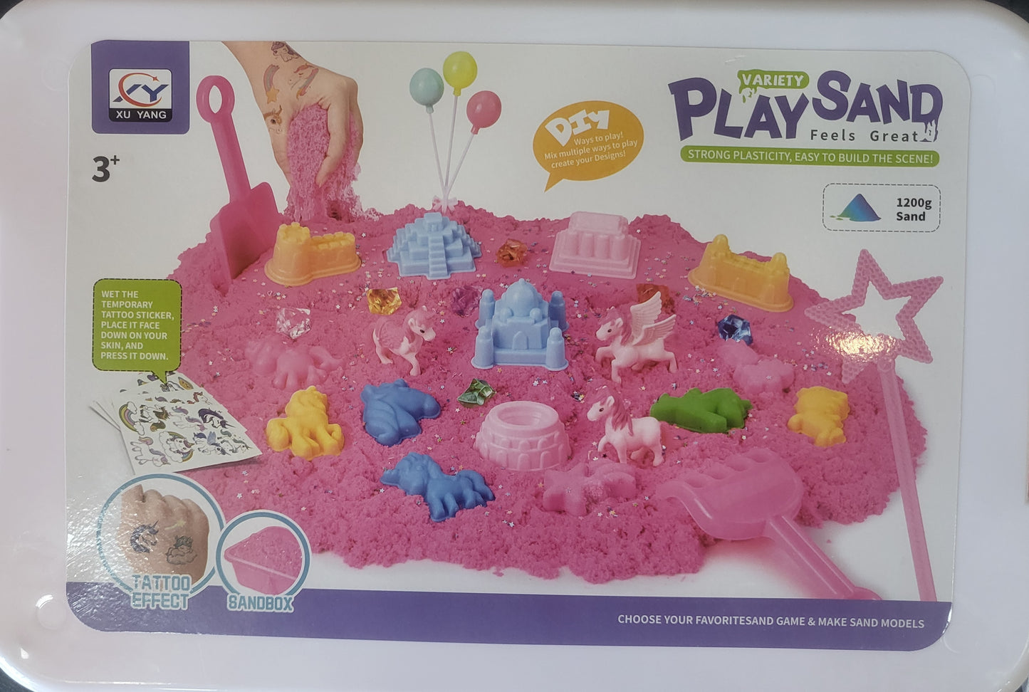 Dynamic Sand Construction Set DS-381 | Unicorn Play Sand    D2057