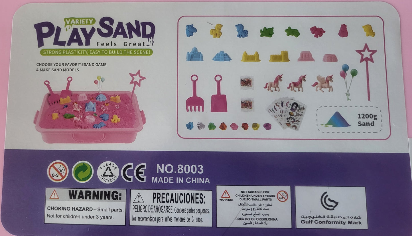 Dynamic Sand Construction Set DS-381 | Unicorn Play Sand    D2057