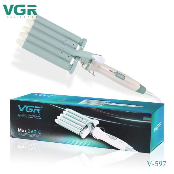 VGR V-597 5-Barrel Hair Curler - Wavy Hair Styler