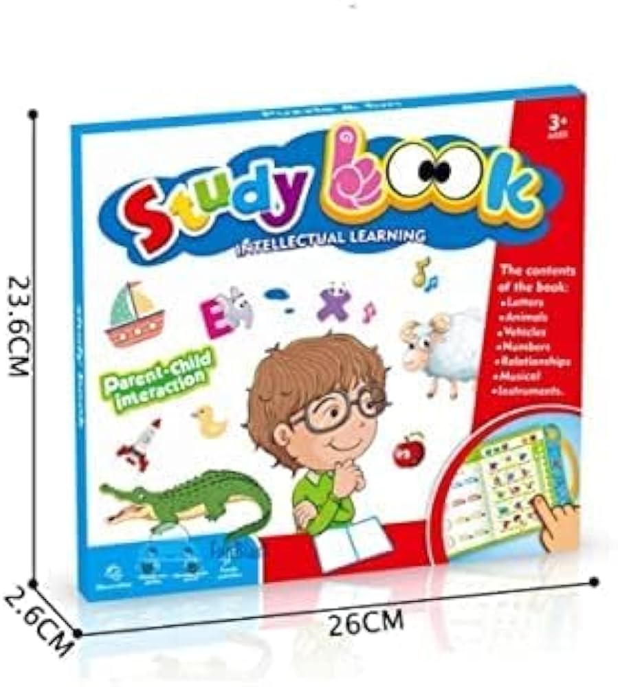3 in 1: Interactive Talking Study Book Learning Becomes More Enjoyable