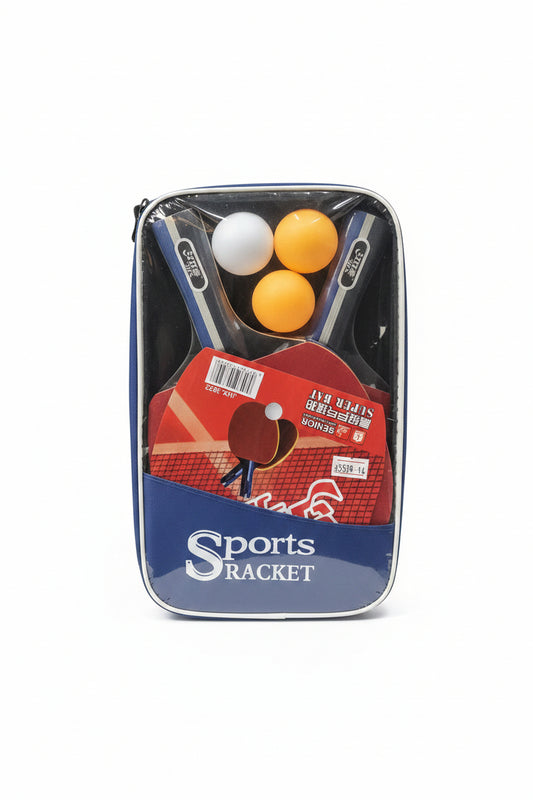 Sports Racket 2 Table Tennis Racket + 3 Ball + 1 Bag, Table Tennis Set for Beginners and Advanced Players JHX-3022