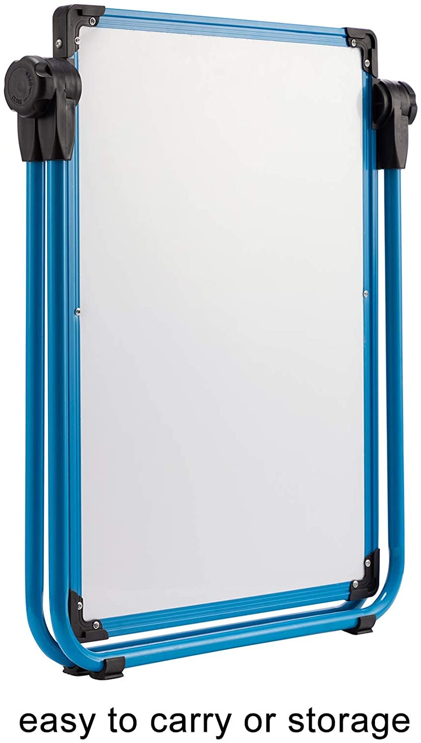 Height Adjustable Standing Double Sided Chalkboard  Adjustable for Aged 4-12 - for Learning, Creativity, Play OM26-1463