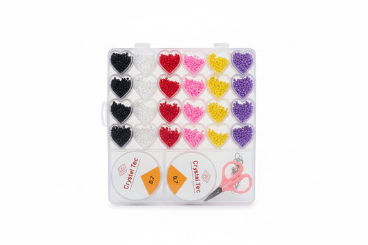 Colored Beads Educational Games For Children To Decorate Design Plastic K-122