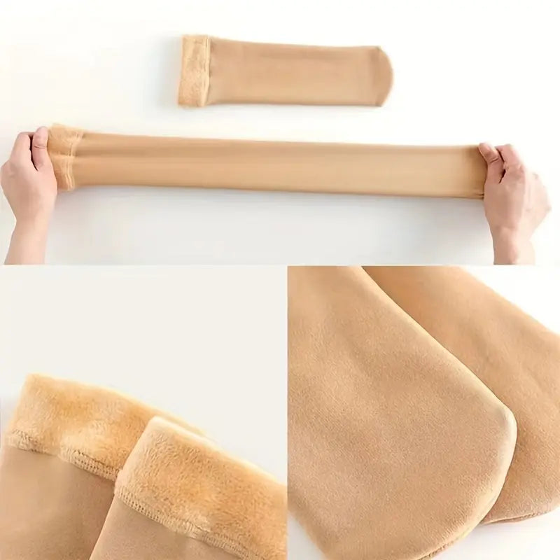 Best Quality Thermal Fleece Socks Autumn Winter Socks Fleece Lined Warm Socks Soft Women