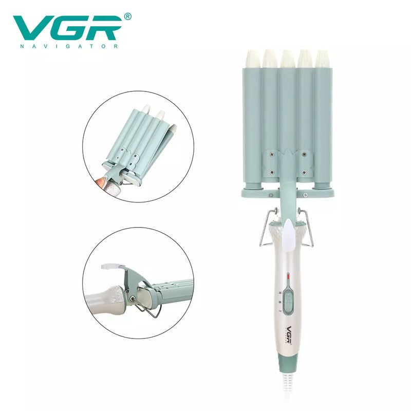 VGR V-597 5-Barrel Hair Curler - Wavy Hair Styler