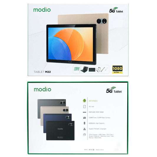 Modio Tablet M22 Dual Camera 10.1 Inch