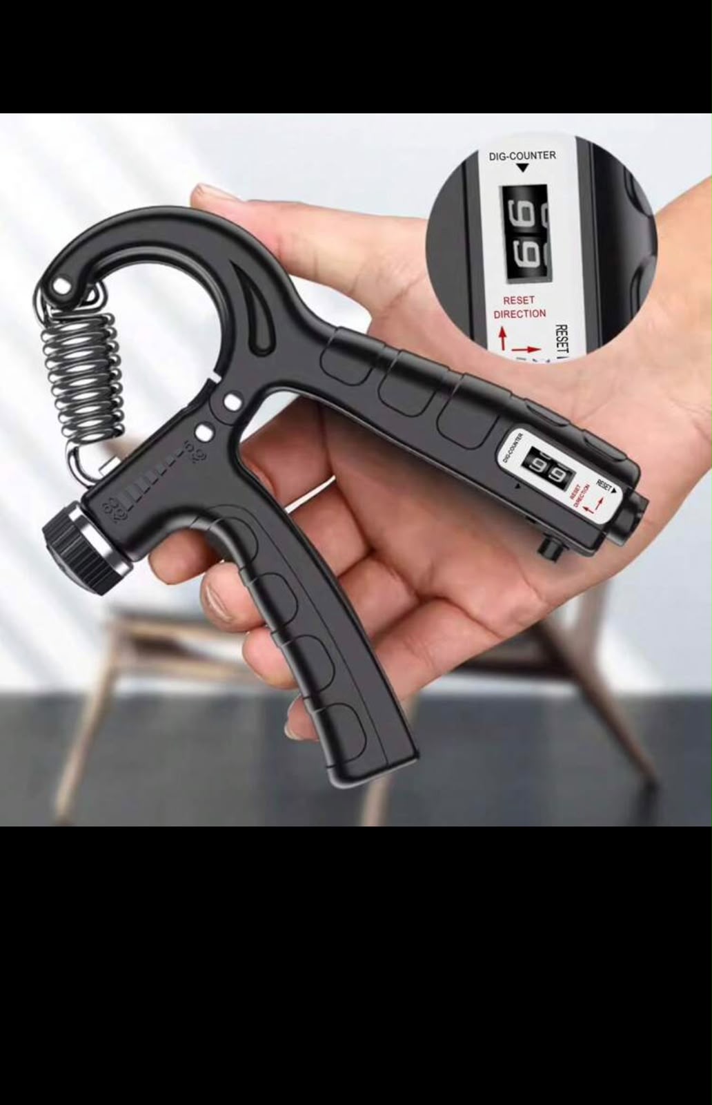 A-Shaped Hand Grip Strengthener Professional Male Finger Trainer With Counter And Adjustable Arm Strength Grip Rod Gym Accessories Sports Gym Home Workout