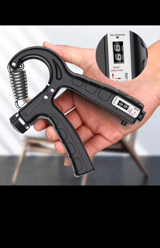 A-Shaped Hand Grip Strengthener Professional Male Finger Trainer With Counter And Adjustable Arm Strength Grip Rod Gym Accessories Sports Gym Home Workout
