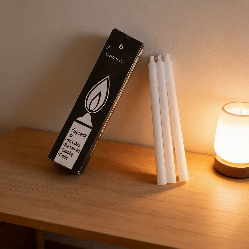 6PCS Black-Out Candles