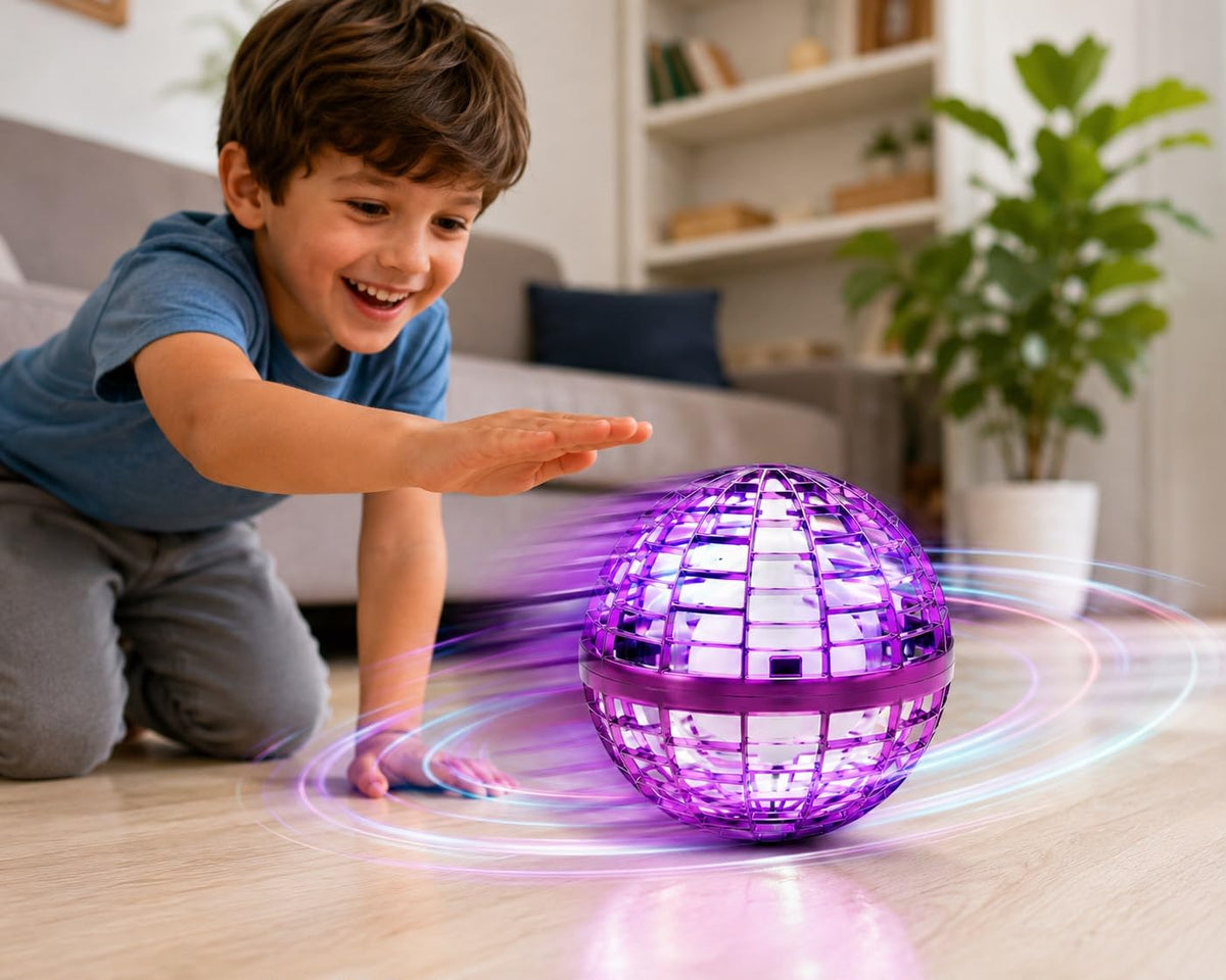 Gyrosphere Flying Spinner Dynamic Lights 6+ Ages