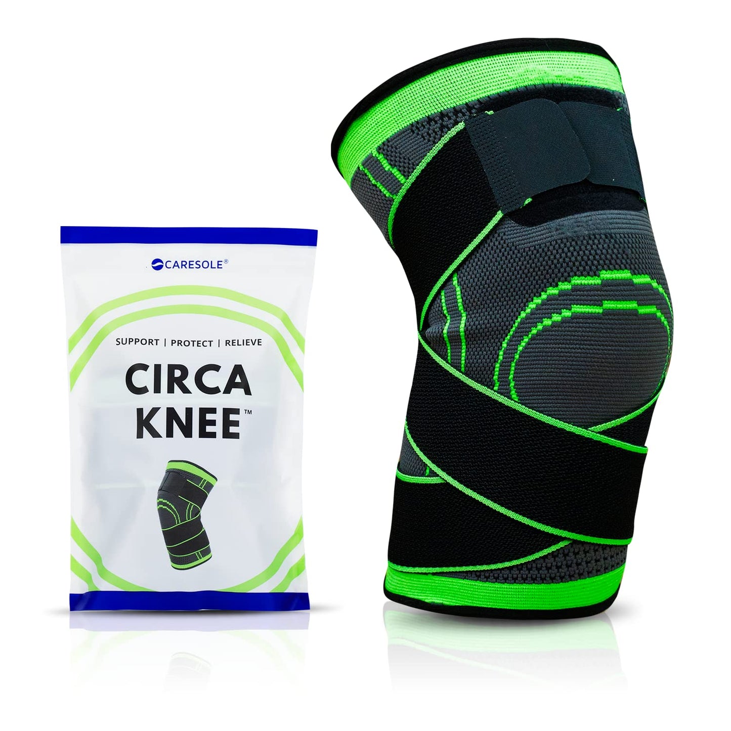 Professional Knee Brace,Knee Compression Sleeve Support for Men Women Meniscus 9980CA