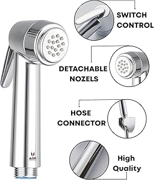 Triangle Shower Head and Hose Combo Easy to Install High Pressure Shower Head with Flexible Hose Durable Water Saving Design Perfect for Home Bathrooms