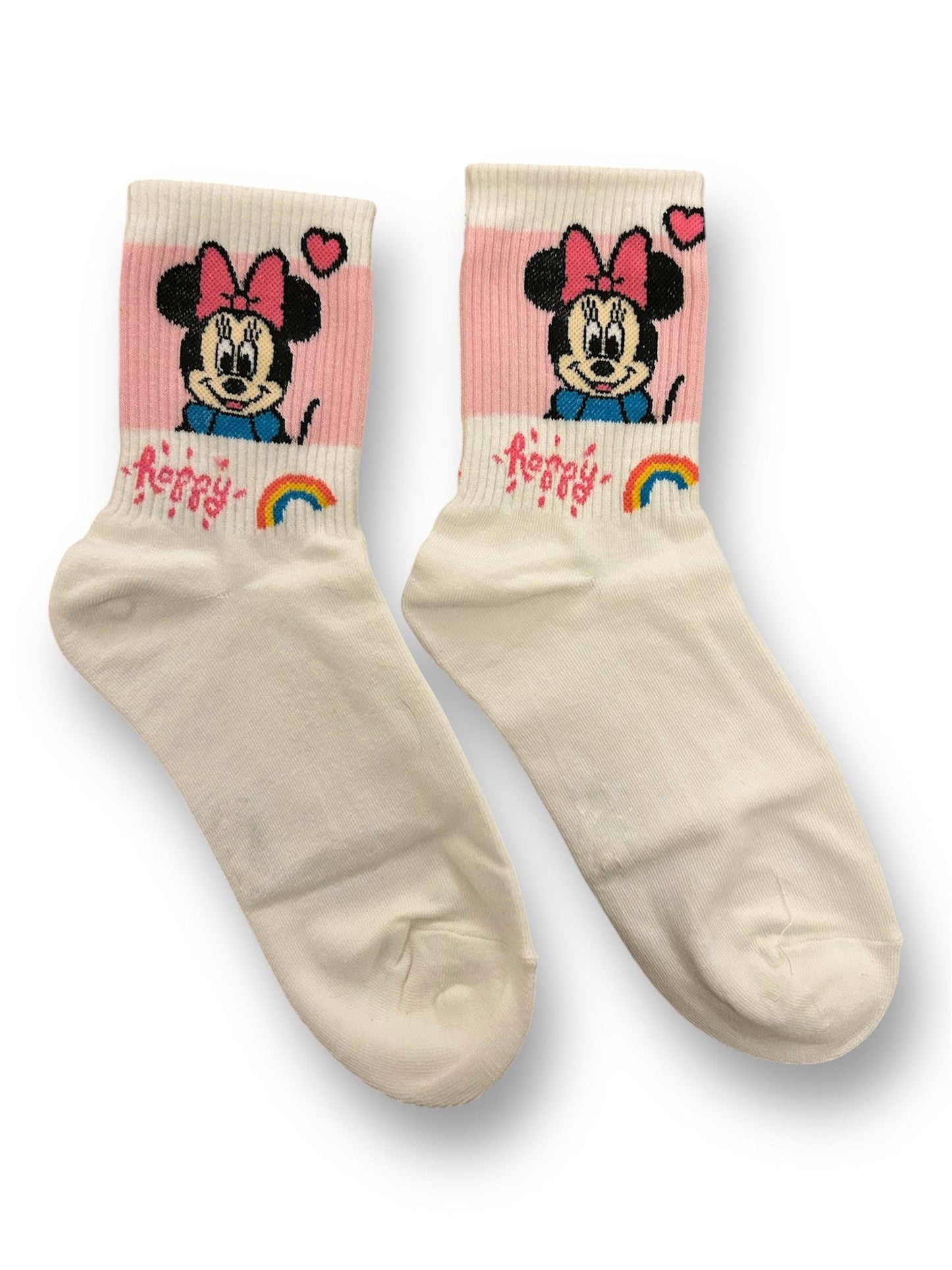 Disney Character Socks Minnie, Daisy Duck, Stitch Fashion Socks
