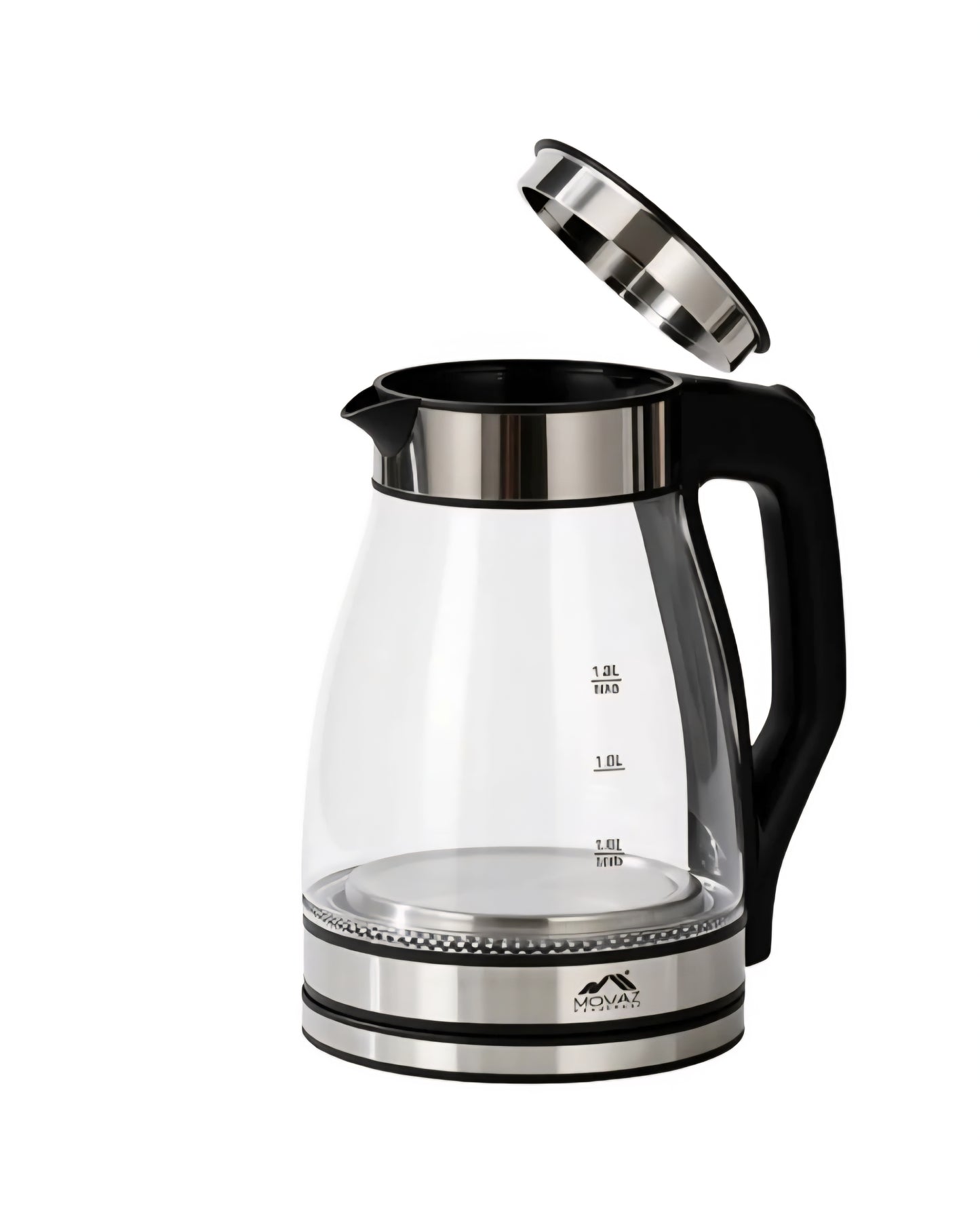 Momaz Electric Glass Kettle Luxury High Boron Glass Body 1500W | 1.5L | 360° LXE013
