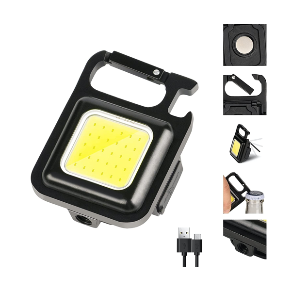 COB Rechargeable Keychain Light