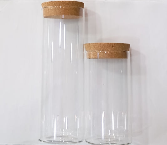 Set of 2 Glass Jar 300ML and 500 ML