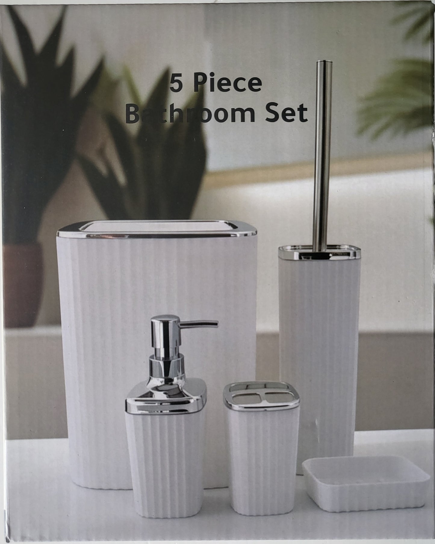 Momaz 5 Pcs Bathroom Set