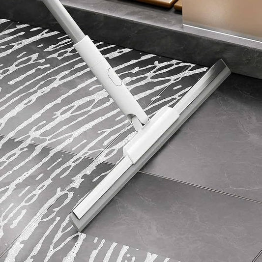 Cleaning Heavy Stainless Steel Silicone Blade Length Floor Wiper for Home,Office, Shop, Bathroom, Multipurpose Floor Wiper (180 D Rotating)