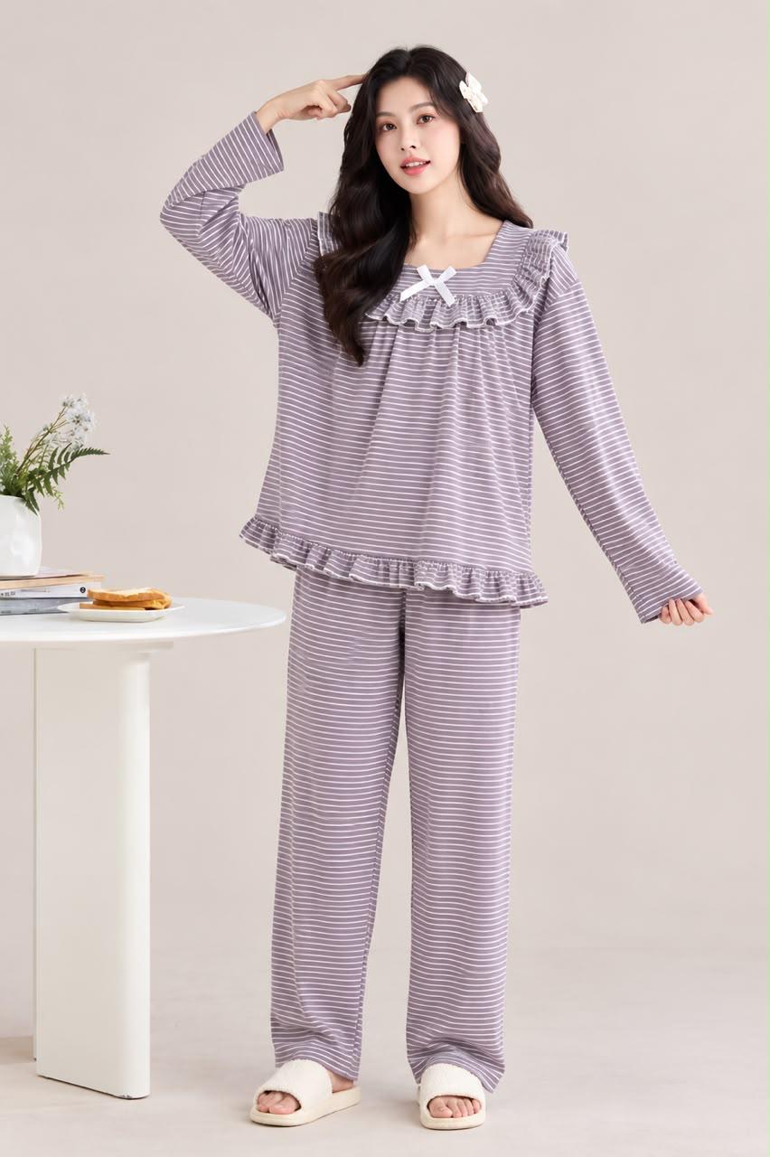 Pyjama For Women,Women'S Pyjama Sets Light Blue E2237 And Purple E2238