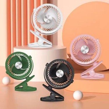 USB Clamp Fan size 20*14 Cm type C High Quality KOS-19005