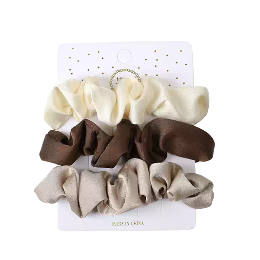 Kitsch Satin Scrunchies for Women - No Crease Hair Ties for Girls | Big Scrunchies for All Hair Types and Textures, Perfect for Day or Night