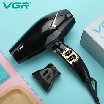 VGR V-423 Professional Salon Series Hair Dryer 1800-2200W DC Motor 3 Heat Settings