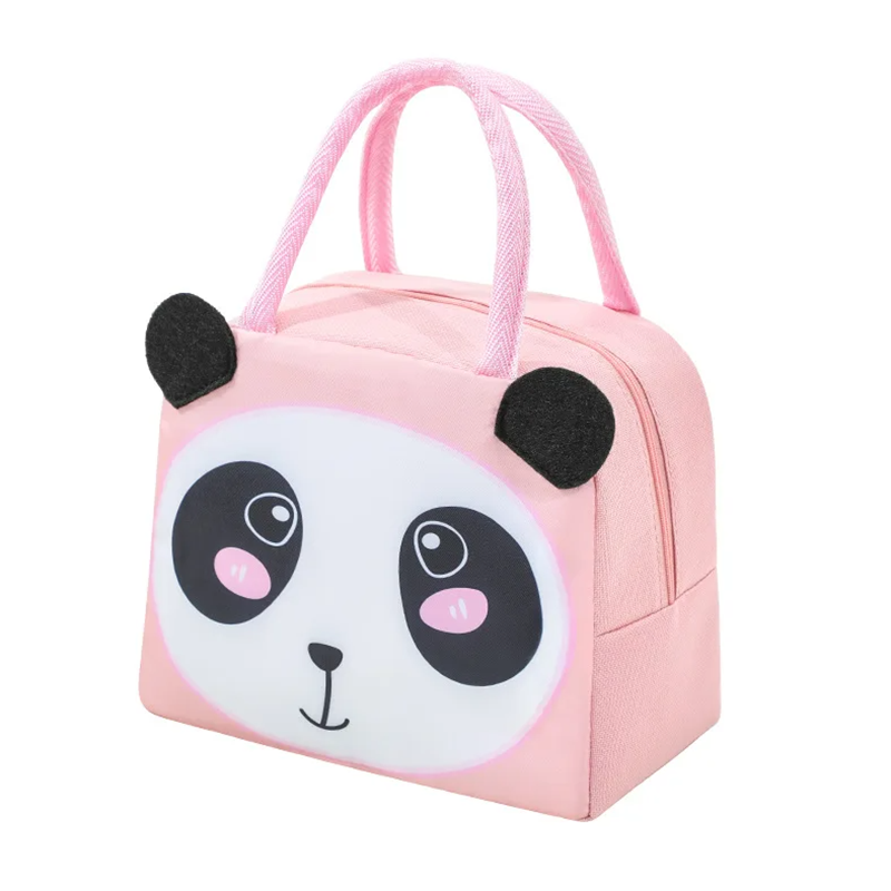 Cartoon Bear Design Lunch Bag, Lunch Box, Cute Polyester Insulated Lunch Bag For Office Work School Picnic
