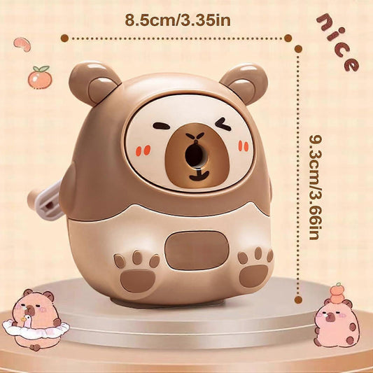 Pencil Sharpener Handheld, Capybara Pencil Cutter, Cute Kids Sharpener with Compact and Portable Size for School Supplies, Art Class, or Drawing Kits