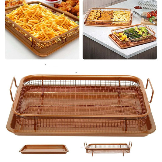 Home Oven Air Fryer 32.5×24.4×8cm 2PCS S-589